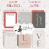 Zestaw kart do journalingu Kolory Miłości, 3x4"