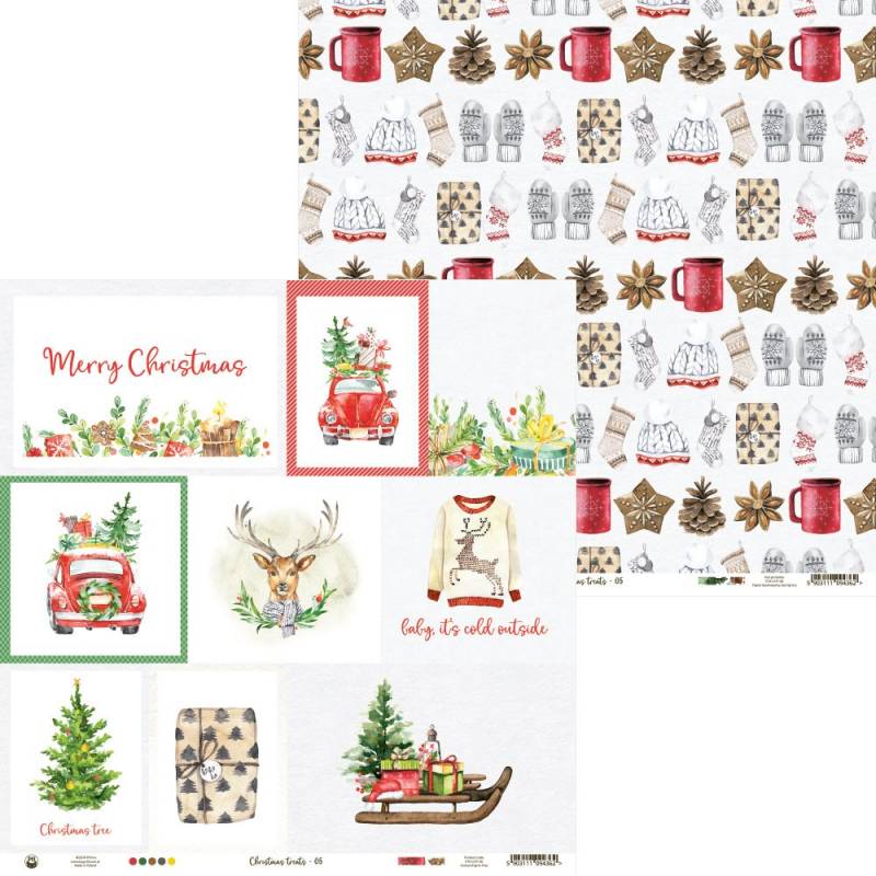 Papier Christmas treats 05, 12x12"