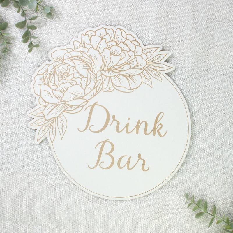 Dekoracja In bloom - Drink Bar, 30 x 30 cm