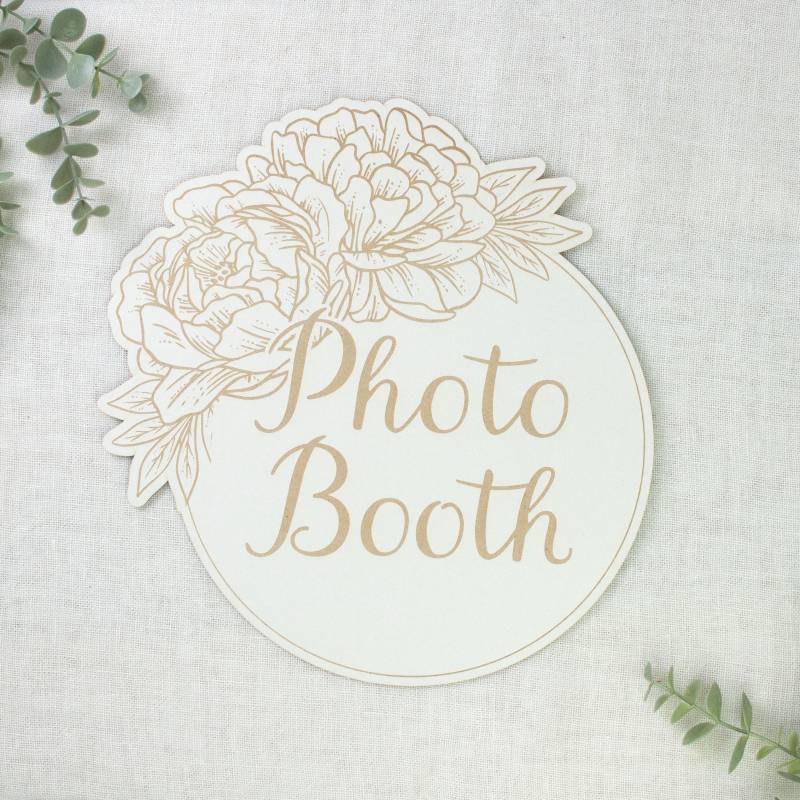 Dekoracja In bloom - Photo Booth, 30 x 30 cm