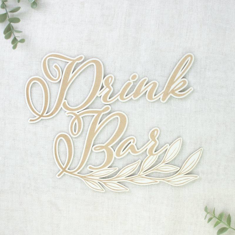 Dekoracja Pure joy - Drink Bar, 30 x 30 cm