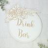 Dekoracja Rose garden - Drink Bar, 30 x 30 cm